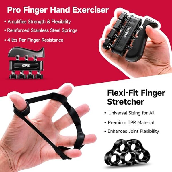 FitBeast Grip Strengthener Forearm Strengthene - Image 3