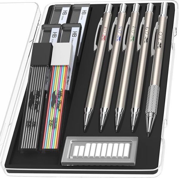 Mr. Pen- Metal Mechanical Pencil Set with Lead and Eraser