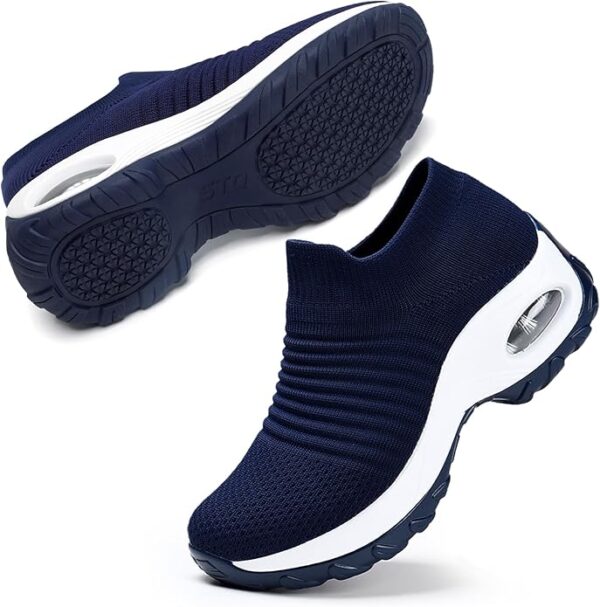 STQ Womens Slip on Walking Shoes Breathable Non Slip