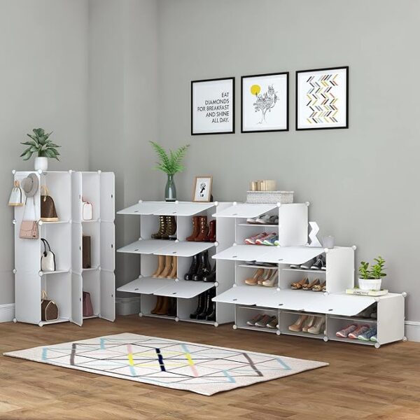 HOMIDEC Shoe Rack, 6 Tier Shoe Storage Cabinet 24 Pair - Image 4