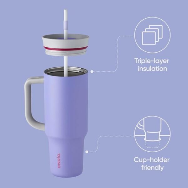 Owala Stainless Steel Triple Layer Insulated Travel Tumbler - Image 6