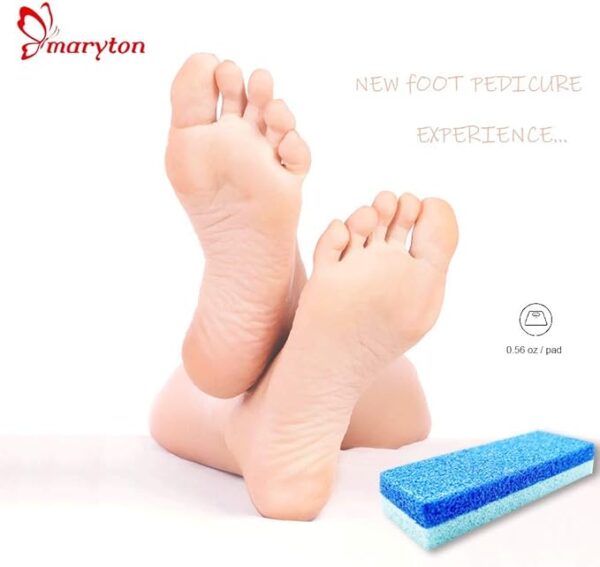 Maryton Foot Pumice Stone for Feet Hard Skin Callus - Image 5