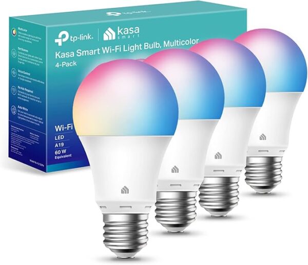 Kasa Smart Light Bulbs, Full Color Changing Dimmable Smart WiFi Bulbs