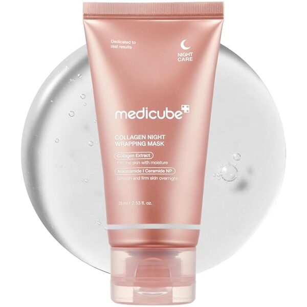 medicube Collagen Overnight Wrapping Peel Off Facial Mask Pack - Elasticity & Hydration Care