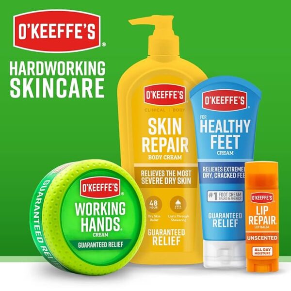 O'Keeffe's for Healthy Feet Foot Cream; Guaranteed Relief for Extremely