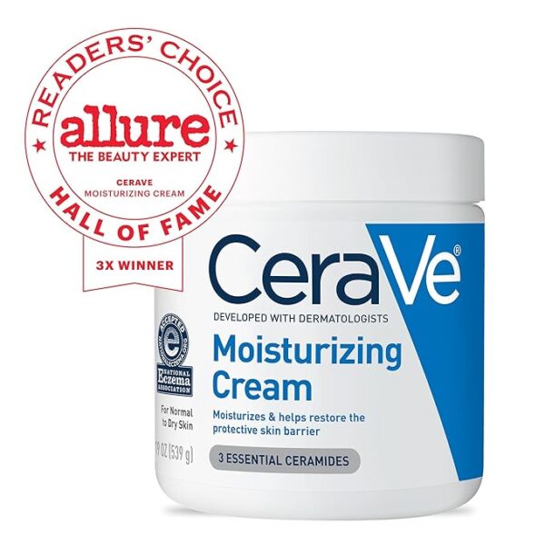 CeraVe Moisturizing Cream, Body and Face Moisturizer for Dry Skin, - Image 5