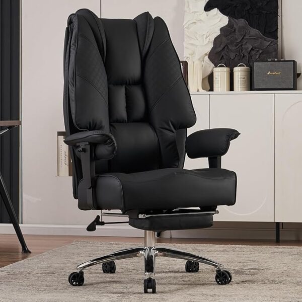 Big and Tall Office Chair 400lbs Wide Seat,