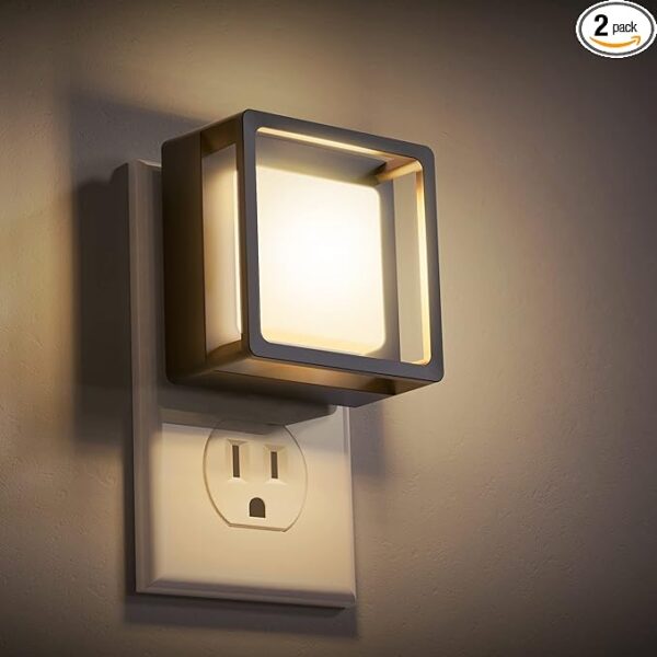 DORESshop LED Night Light, Night Lights Plug Into Wall [2 Pack] with Dusk