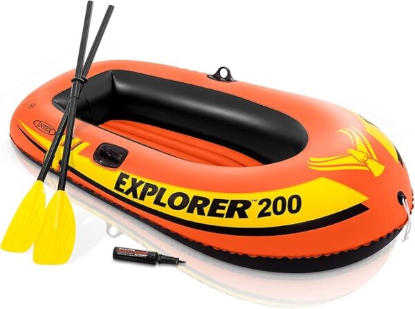 INTEX Explorer Inflatable Boat Series: Dual Air Chambers