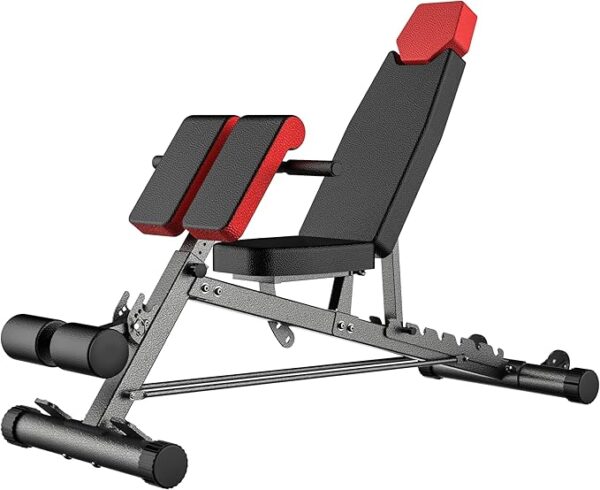 Finer Form Multi-Functional FID Weight Bench for Full All-in-One Body Workout –