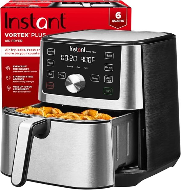 Instant Pot Vortex Plus 6QT XL Air Fryer, 6-in-1