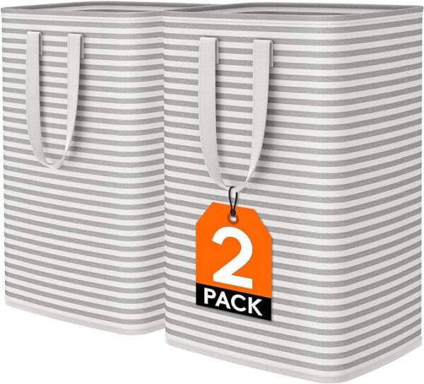 Lifewit 2 Pack Laundry Hamper Large Collapsible Laundry Baskets,