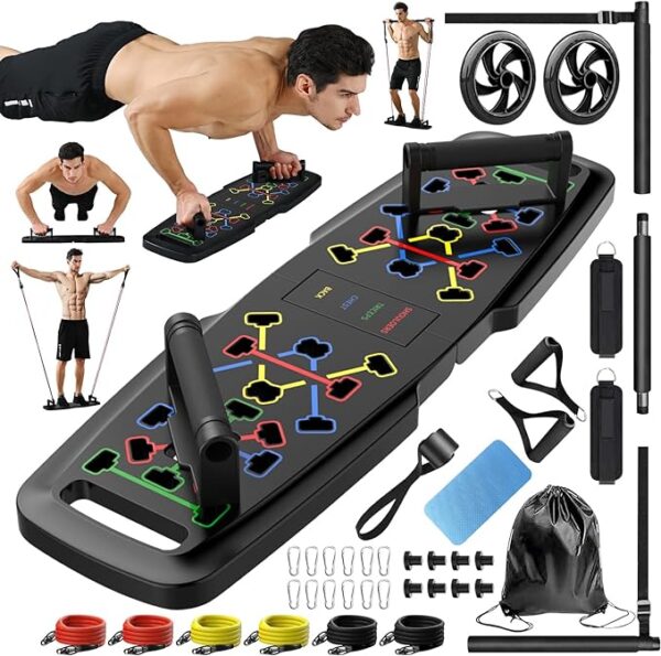 Push Up Board,Home Gym,Portable Exercise Equipment,Pilates Bar