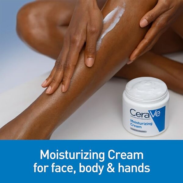 CeraVe Moisturizing Cream, Body and Face Moisturizer for Dry Skin, - Image 4