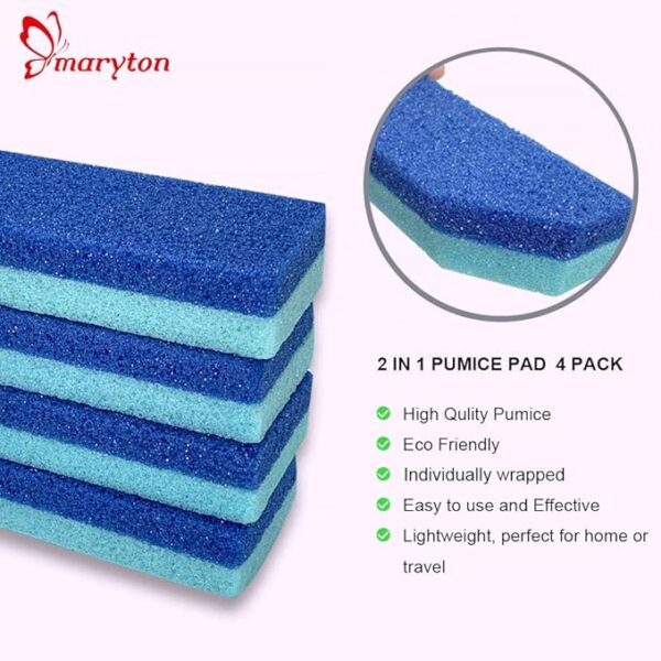 Maryton Foot Pumice Stone for Feet Hard Skin Callus - Image 4