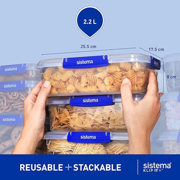 Sistema KLIP IT PLUS Leakproof Food Storage Containers - Image 5