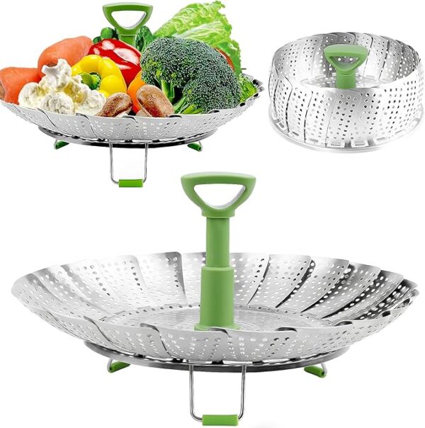 Consevisen Vegetable Steamer Basket for Cooking Food,