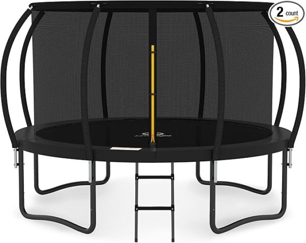 JUMPZYLLA Trampoline 8FT 10FT 12FT 14FT 15FT 16FT Trampoline with Enclosure -