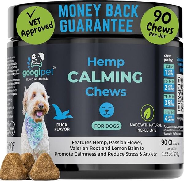 Googipet Hemp Calming Chews for Dogs