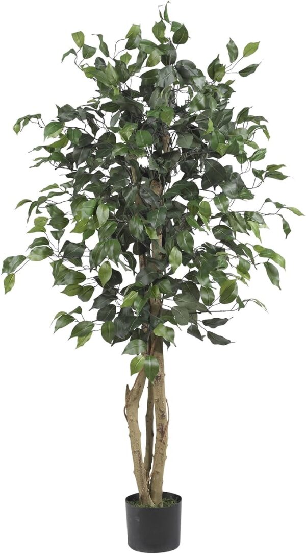 Nearly Natural 5299 Ficus Silk Tree, 4-Feet(48 in), Green