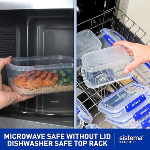 Sistema KLIP IT PLUS Leakproof Food Storage Containers - Image 3