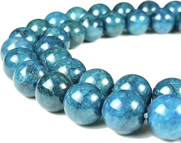 Gerais Navy-Blue Apatite Beads from Brazil